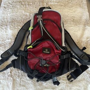 Red and Black Men's Outdoor Backpack